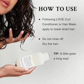 Close-up texture of Davines cream demonstrating smooth application and control