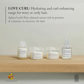 Davines LOVE Curl creamy texture close-up showing light conditioning benefit