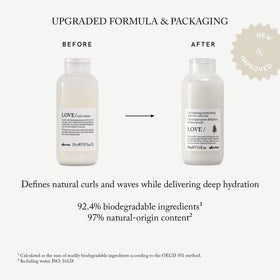 Davines LOVE CURL tube cap open displaying easy-dispense convenience