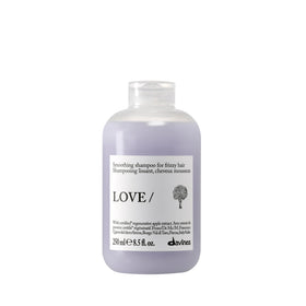 Davines bottle front view showing brand and smoothing benefits