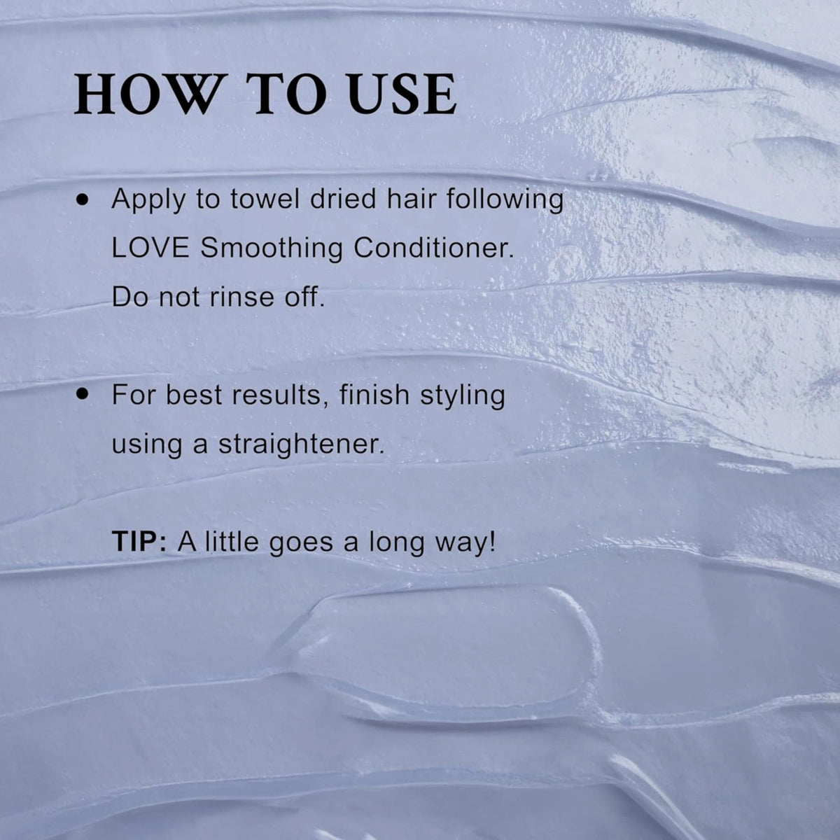 Davines LOVE cream texture close-up highlighting smooth consistency and lightweight feel