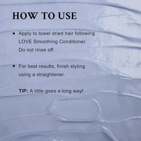 Davines LOVE cream texture close-up highlighting smooth consistency and lightweight feel