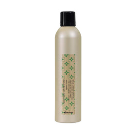 Davines front packaging showing bottle and branding with clear product benefit