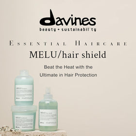 Davines MELU spray nozzle closeup demonstrating easy application