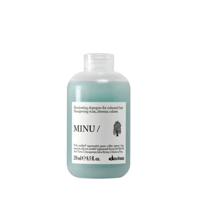 Davines MINU front bottle showing product for prolonging color vibrancy