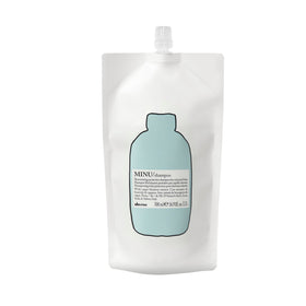 Davines MINU front packaging showing product clarity and brightness benefit