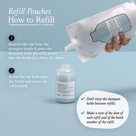 Davines MINU pump and label detail highlighting ingredient transparency benefit
