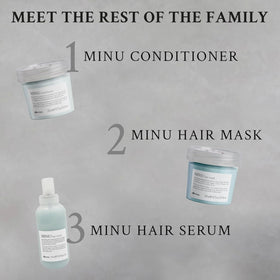 Davines MINU with salina caper close-up showing natural active protection benefit