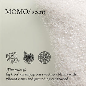 Davines MOMO before and after hair demonstrating improved manageability and shine