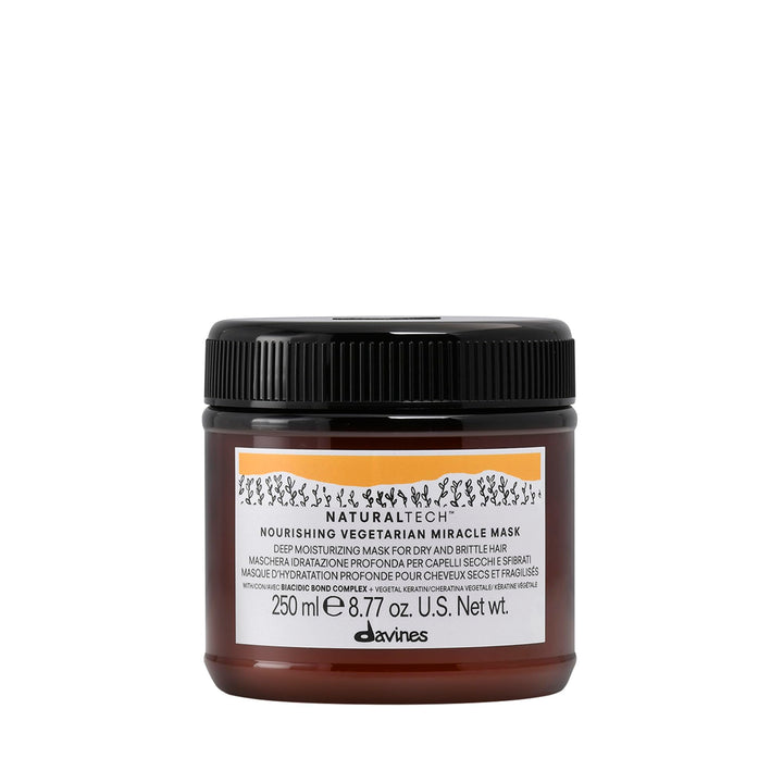 Davines front packaging showing product name and benefits for quick identification