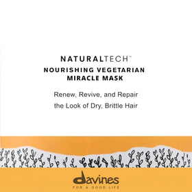 Davines open jar texture close-up highlighting creamy mask for easy application