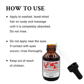 Davines scalp application demonstrating targeted use that supports scalp comfort
