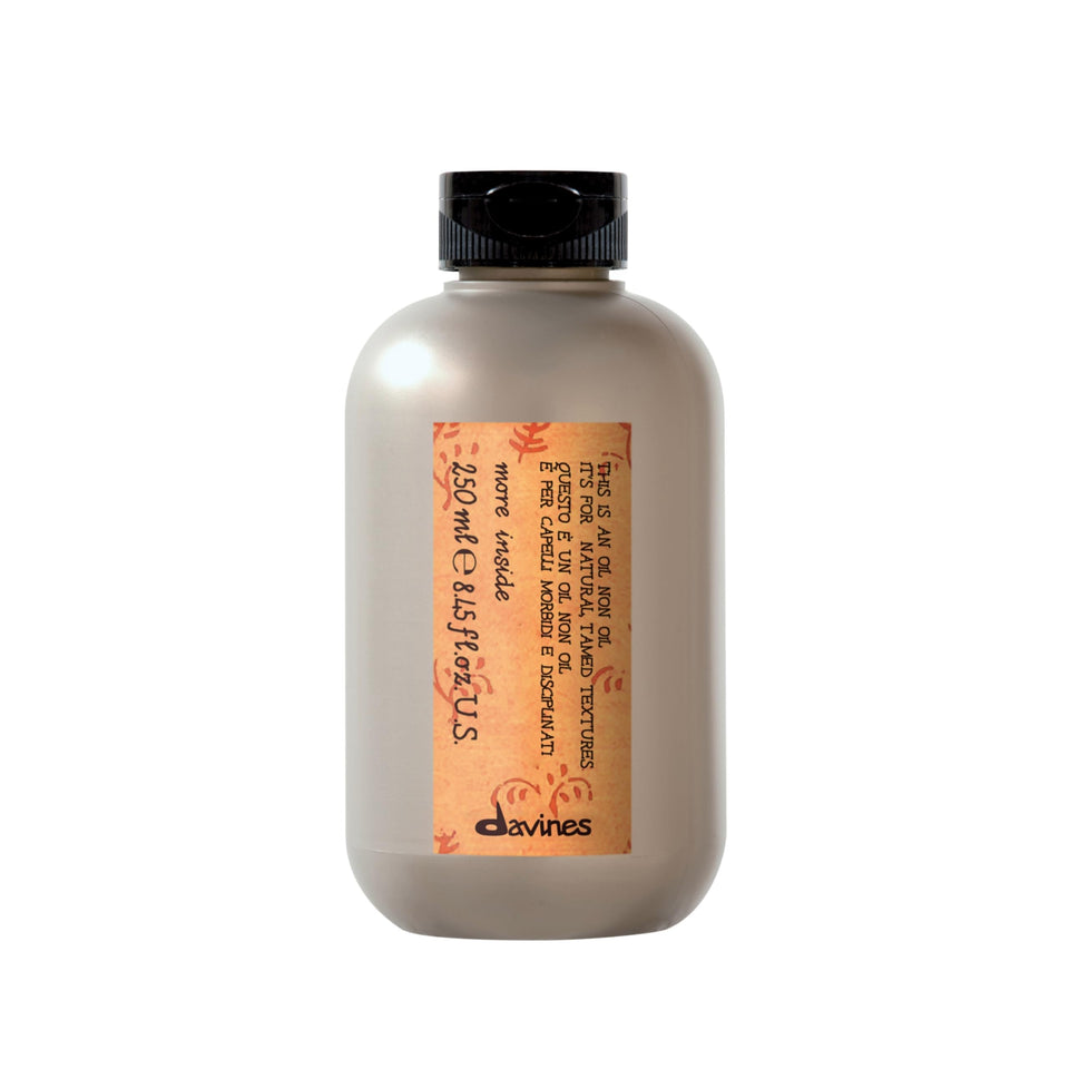 Davines bottle front packaging showing clean design and lightweight benefit
