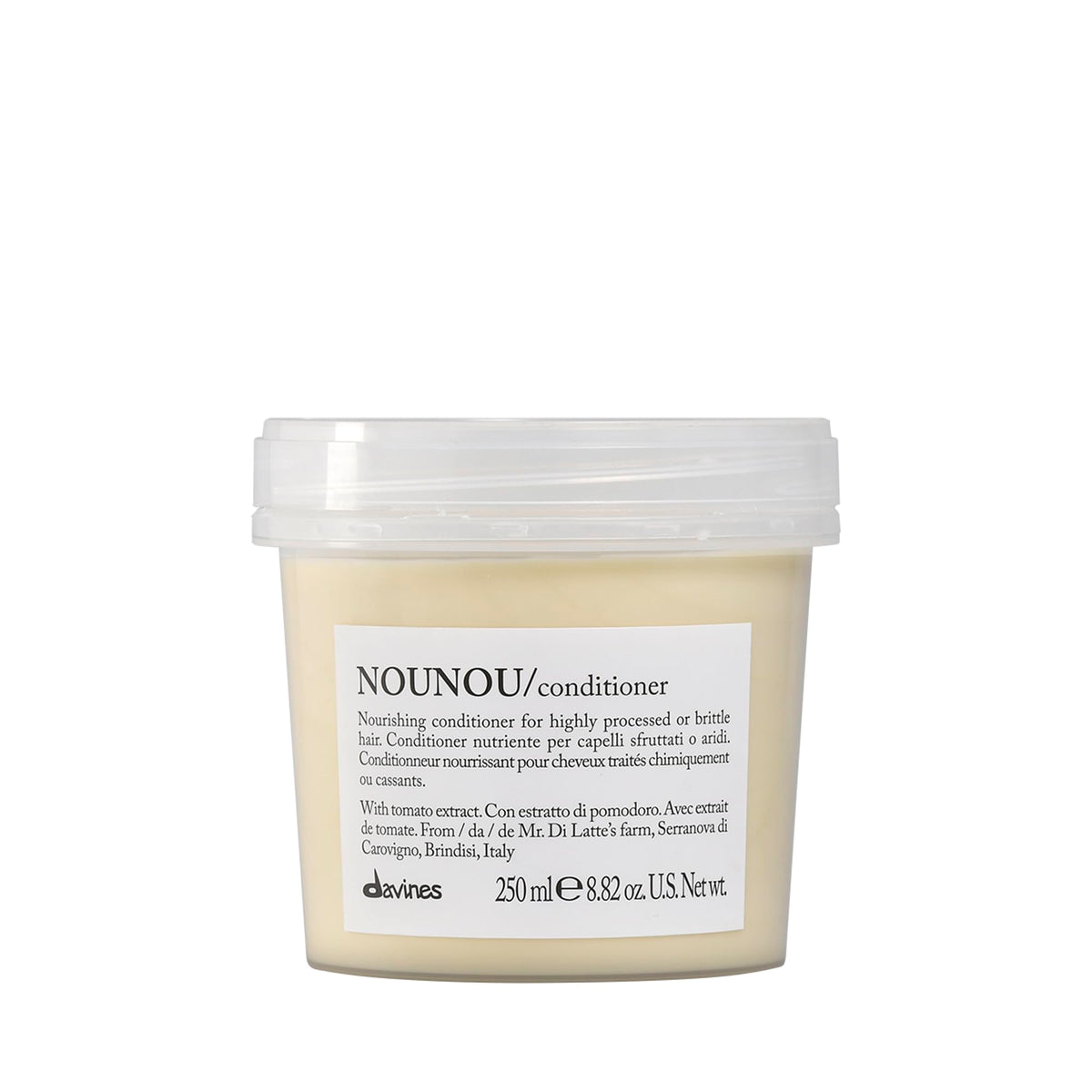 Davines front bottle shot showing clean packaging and product identity