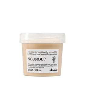Davines NOUNOU conditioner front bottle showing brand and product benefits