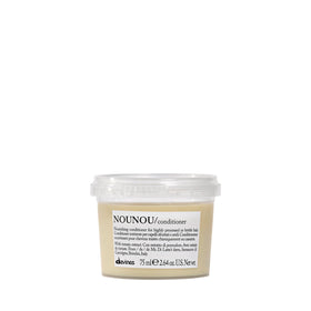 Davines NOUNOU front packaging showing product and travel size benefit