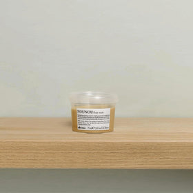 davines NOUNOU open jar displays creamy texture for deep hydration