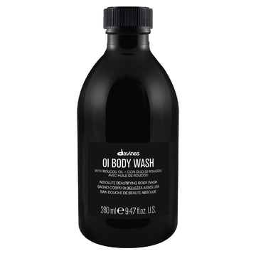 Davines OI Body Wash front bottle showing elegant packaging and easy use