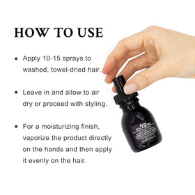 Davines OI product label and ingredients showing formula transparency and quality