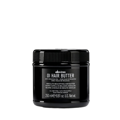 Davines jar front view showing product branding and luxurious design benefit