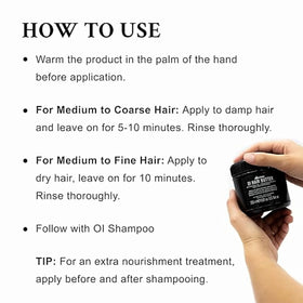 Davines product held in hand to show scale and easy portioning benefit