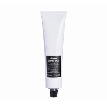 Davines OI Hand Balm front tube showing product branding and quick hydration benefit
