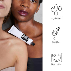 Davines OI Hand Balm cream texture close-up highlighting smooth, lightweight hydration