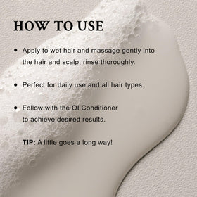 Davines OI refill beside standard bottle showing size and eco-friendly refill advantage