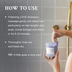 Davines pump dispensing conditioner demonstrating convenient usage