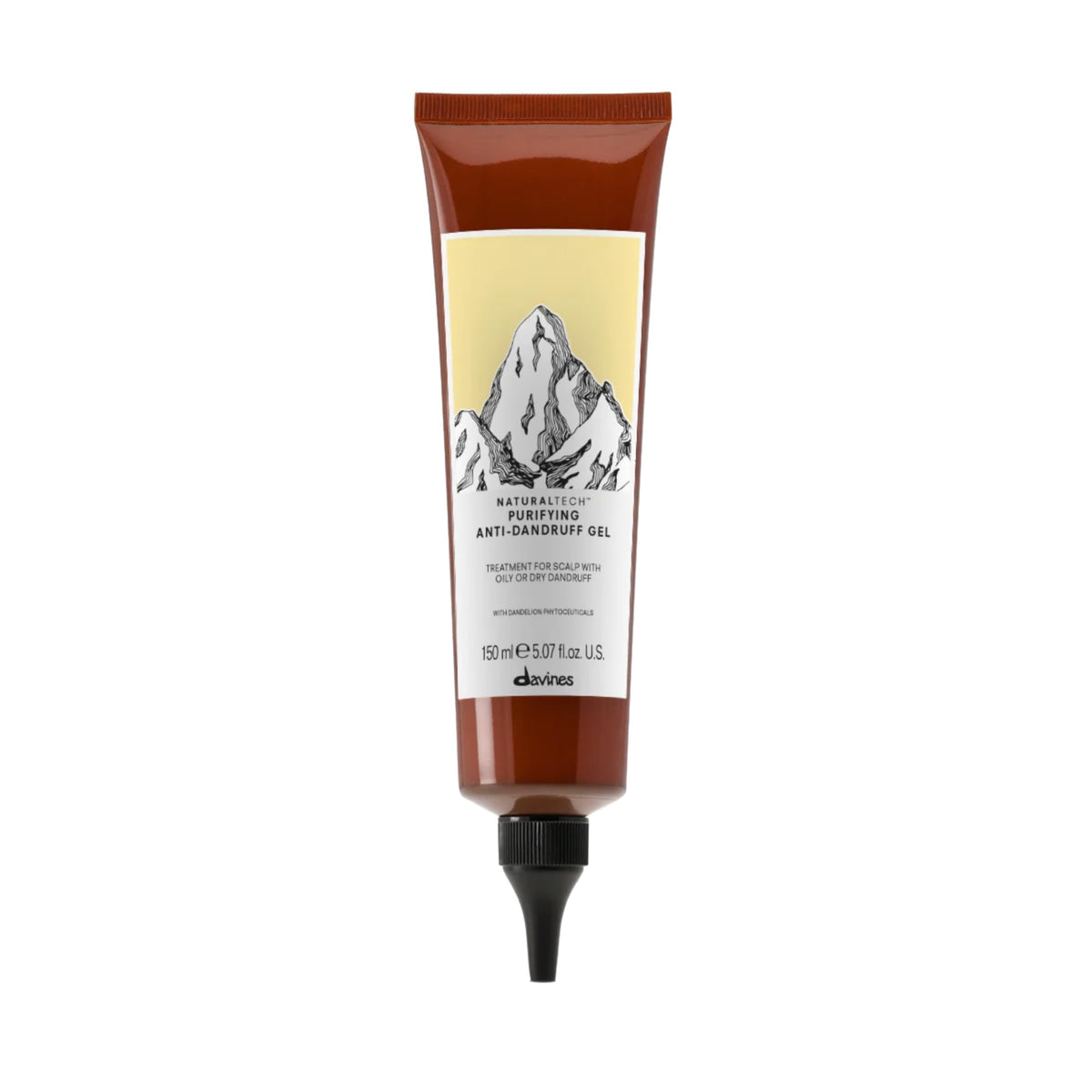 Davines purifying gel front packaging showing product clarity and quality