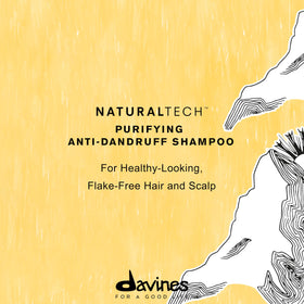 Davines back label close-up with ingredients list and usage details