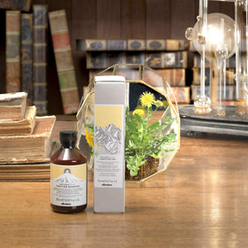 Davines product with outer packaging emphasizing professional presentation