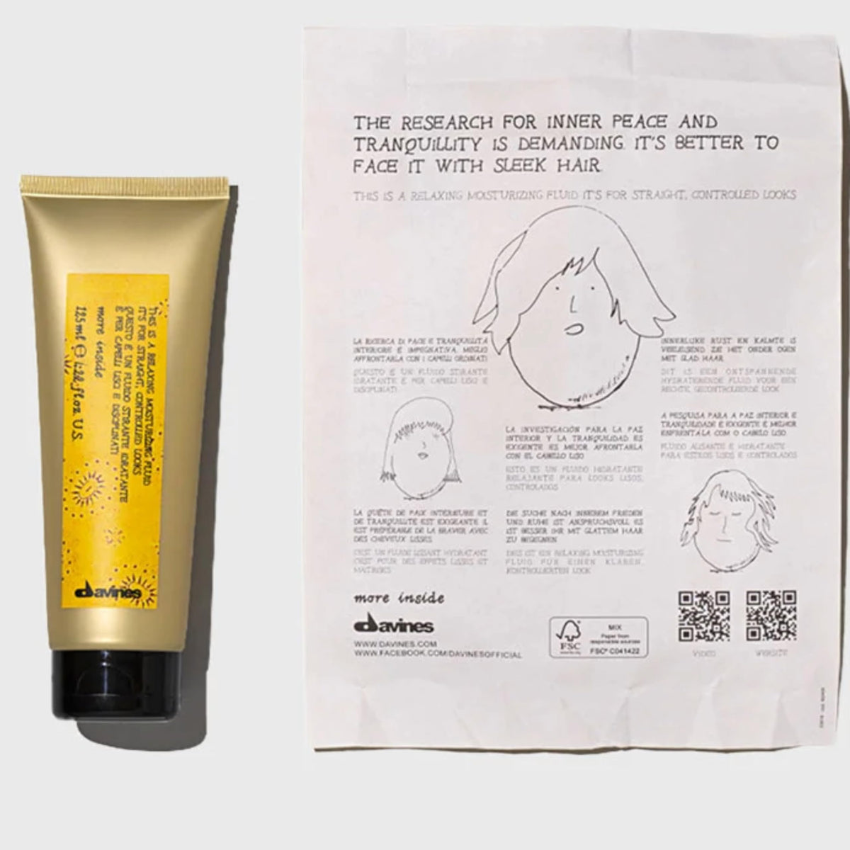 Davines nozzle dispensing fluid onto palm to show controlled application benefit