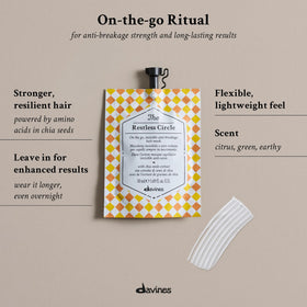 Davines open cap showing near-invisible cream texture for quick application