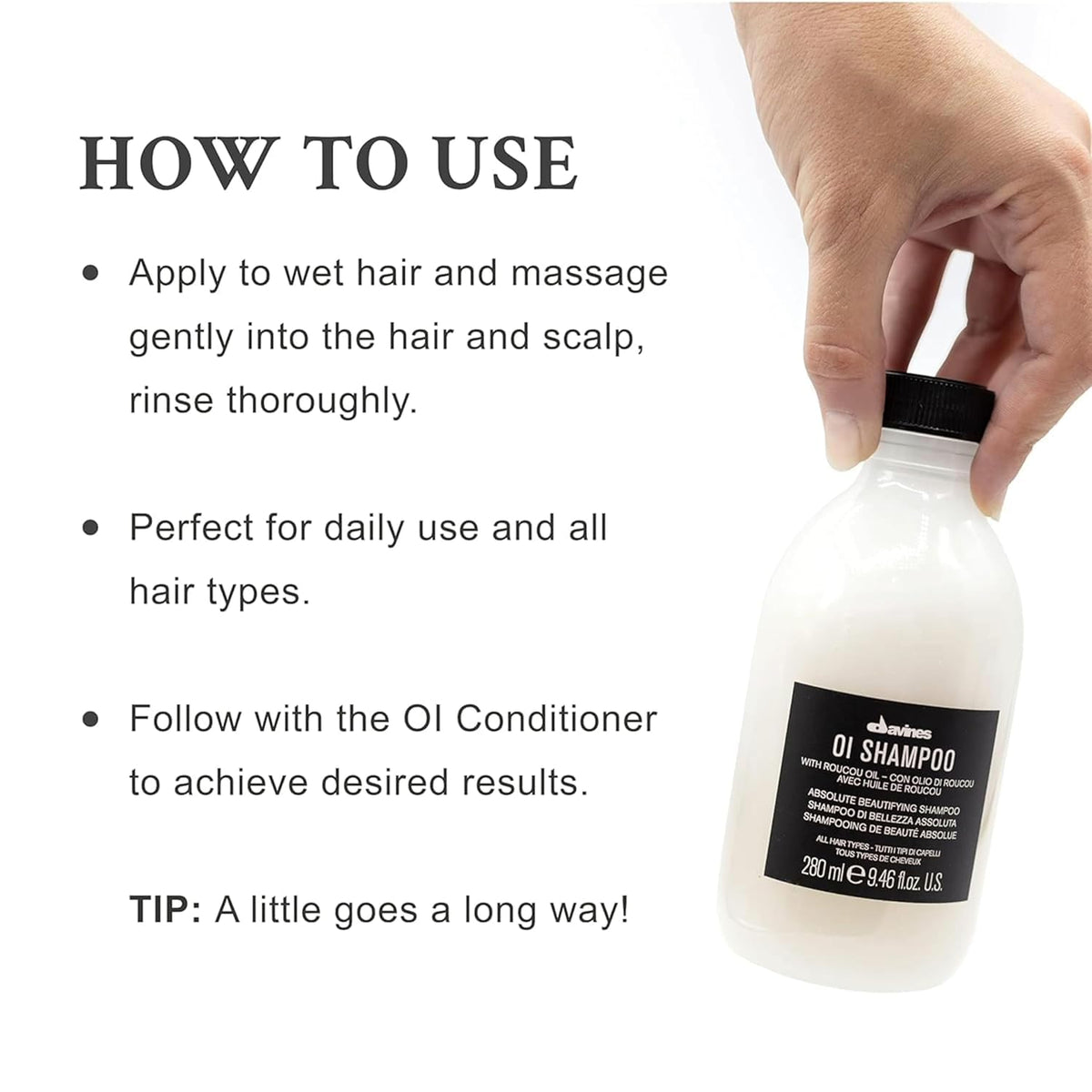 Davines roucou oil droplet close-up showing natural shine-boosting ingredient benefit
