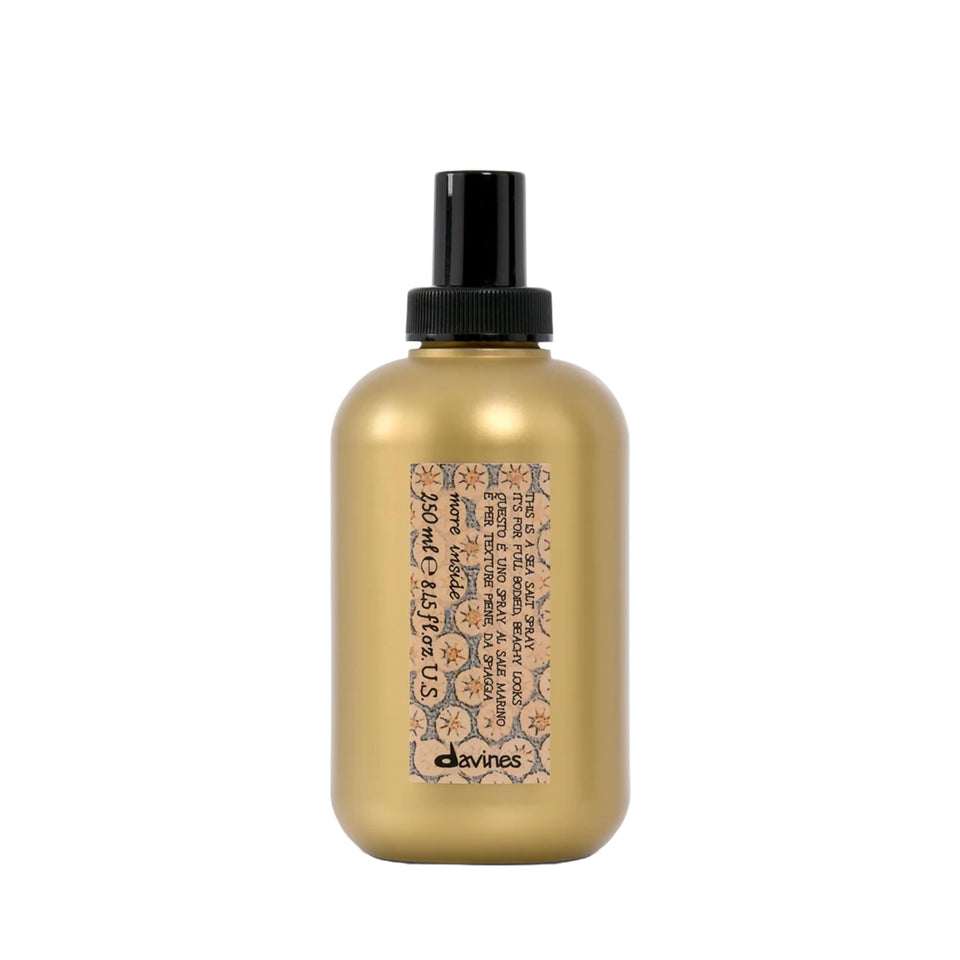 Davines front packaging showing product and volume benefit