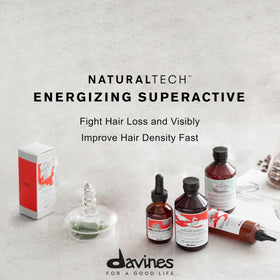 davines texture closeup highlights serum clarity and lightweight absorption