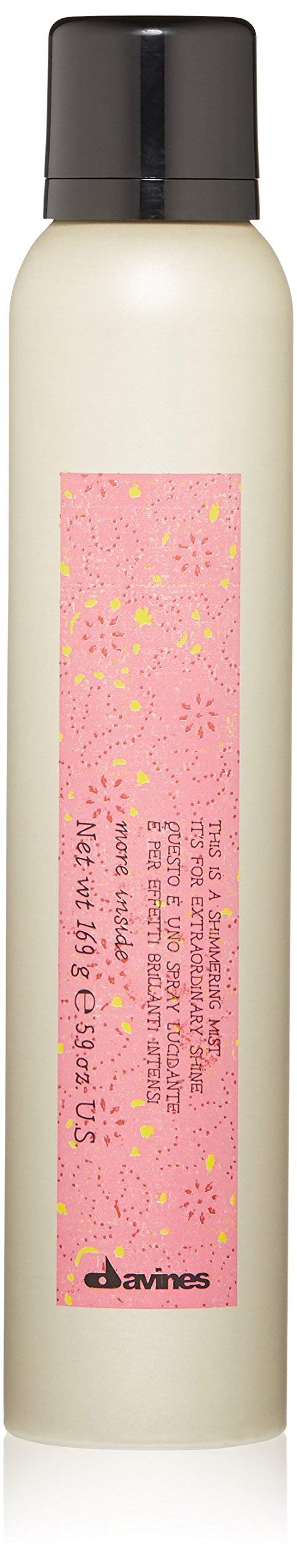 Davines bottle front packaging showing sleek design and glossy benefit