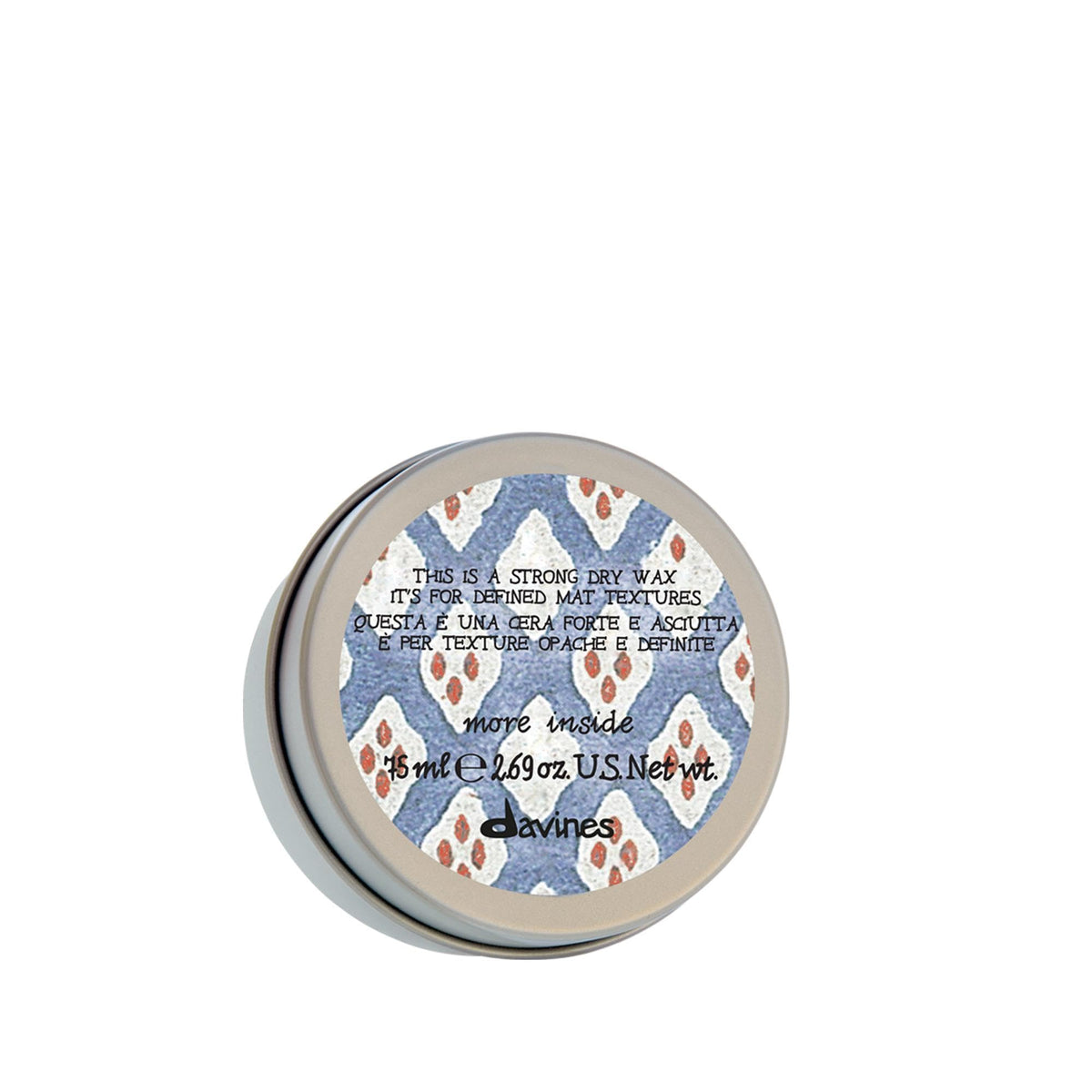 Davines product front packaging showing jar and label for instant recognition and clarity