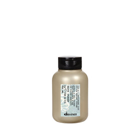 Davines product front packaging showing compact volume powder and branding benefit