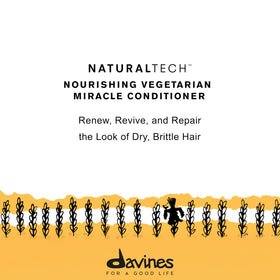 Davines back label close-up listing ingredients and usage instructions for clarity