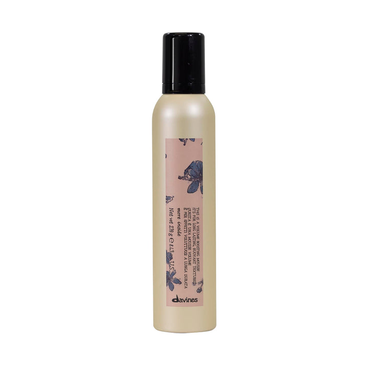 Davines front packaging showing bottle and brand for easy identification and shelf appeal