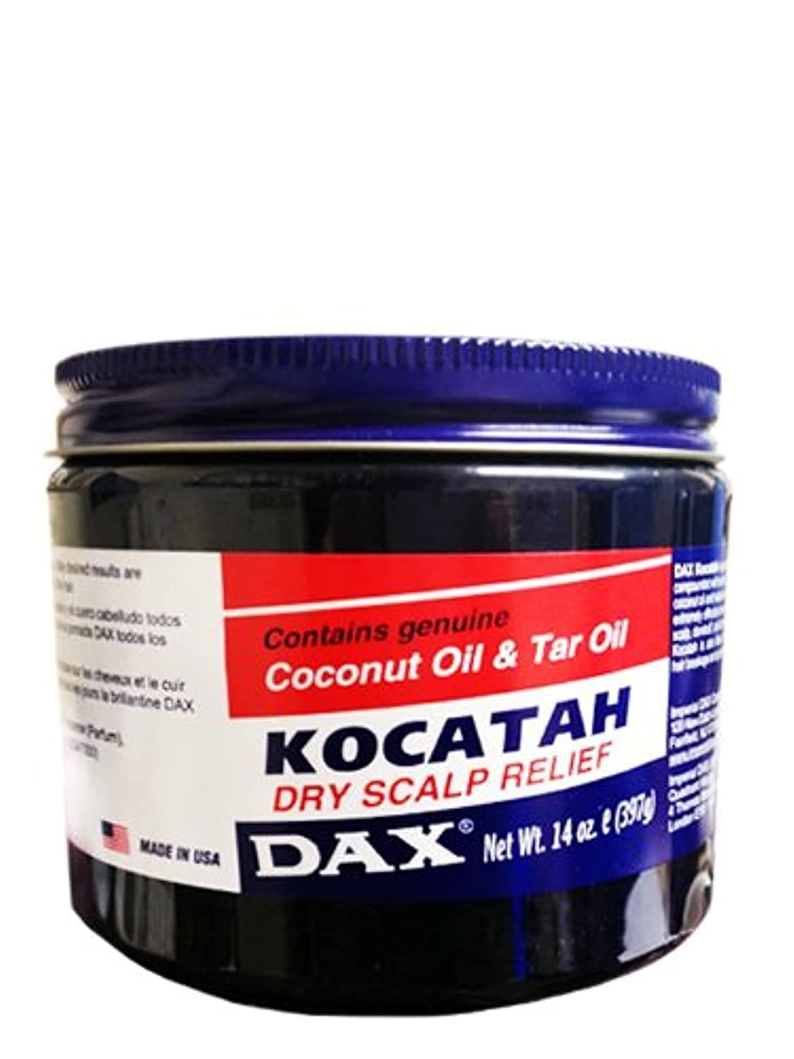 DAX Kocatah front jar showing label and size for clear product identification and confidence