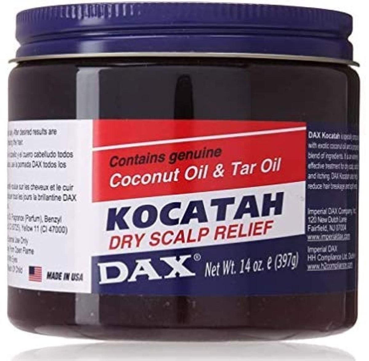 DAX Kocatah close-up texture highlighting creamy consistency for deep moisturizing