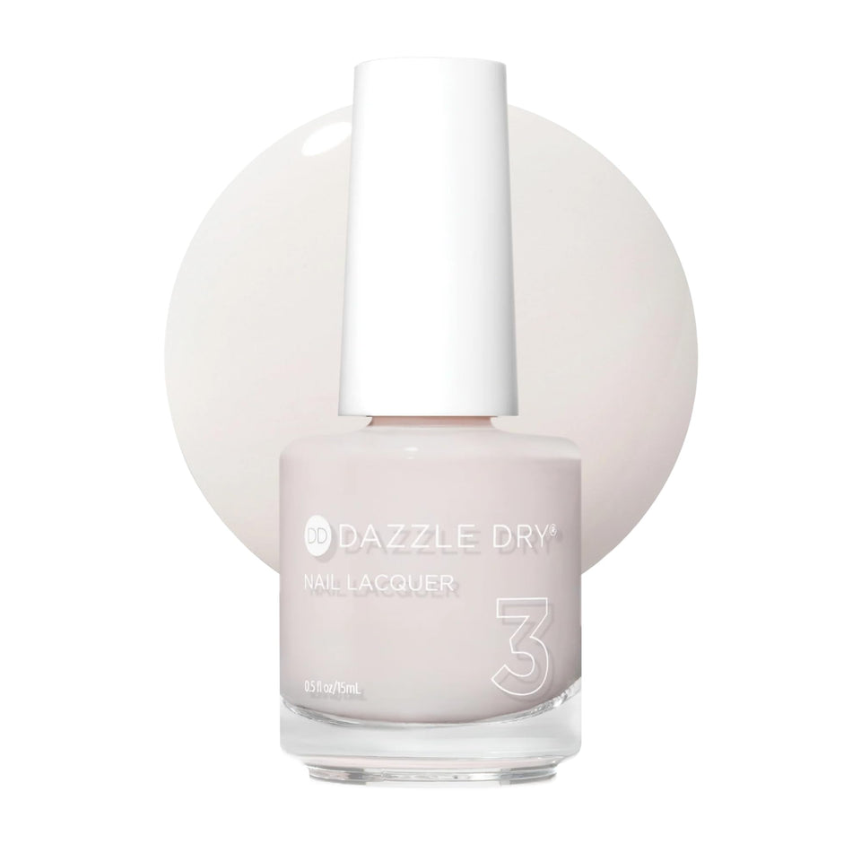 Dazzle Dry Alluring Charm front bottle showing label and pale pink cream finish