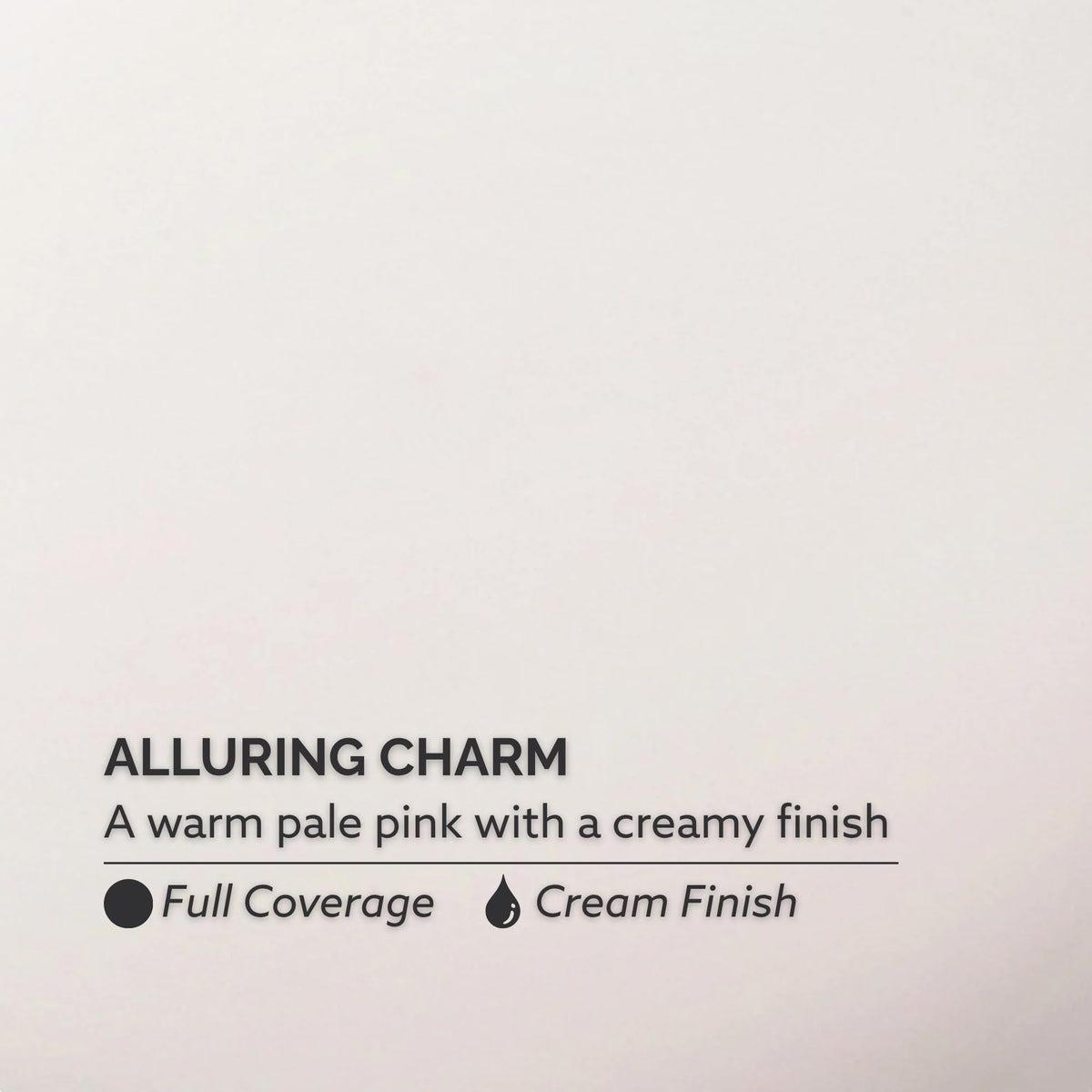 Dazzle Dry Alluring Charm swatch on nail wheel for color comparison benefit