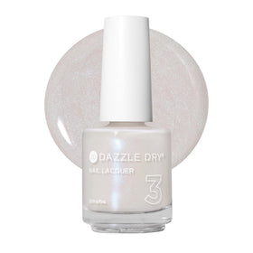 Dazzle Dry bottle front view showing Artisan off-white shimmer and brand