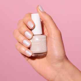 Dazzle Dry Artisan on hand showing soft iridescent finish and wearable look