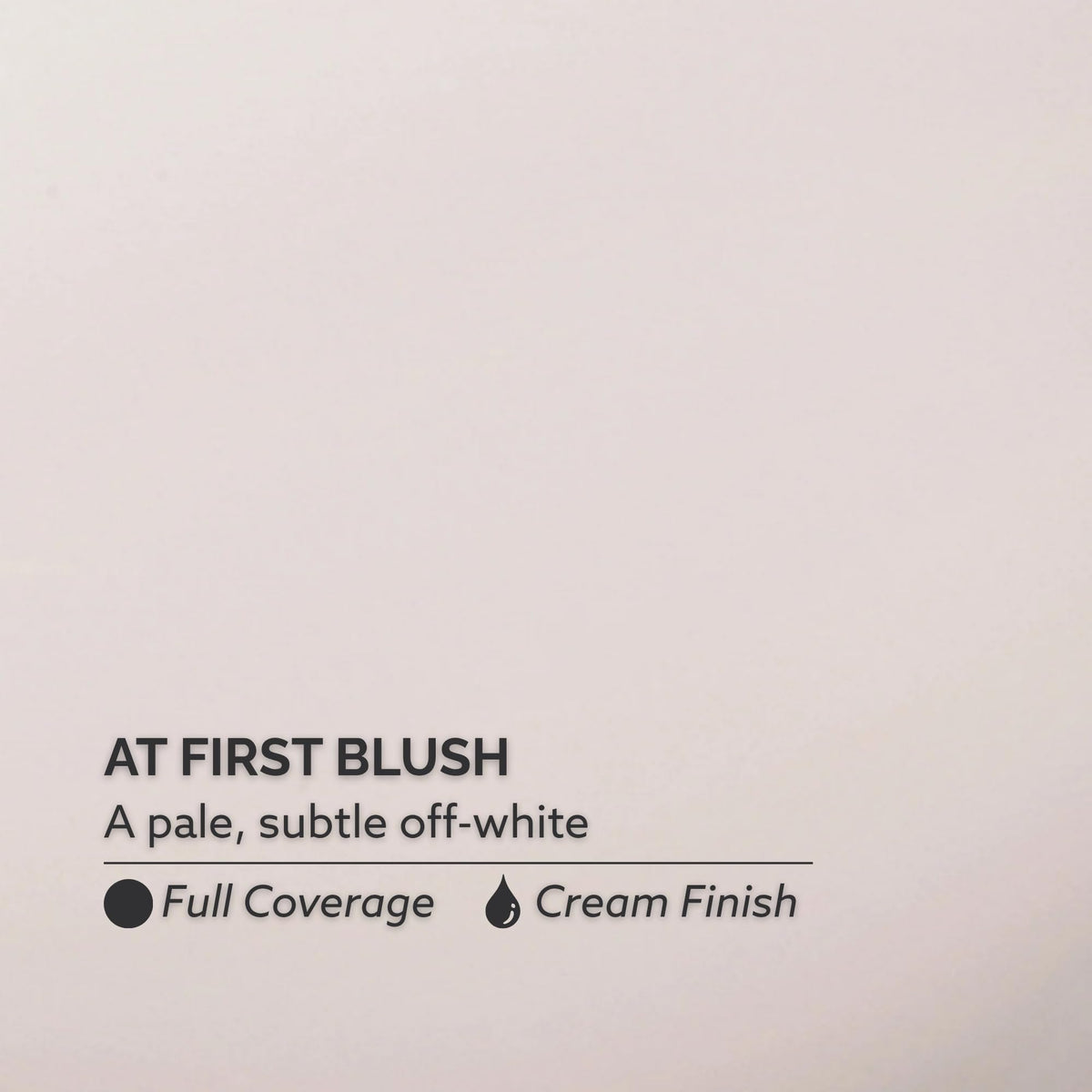 Dazzle Dry swatch on fingers illustrating full-coverage cream finish and wearable neutral tone