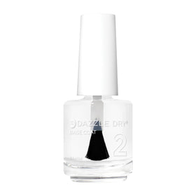 Dazzle Dry front packaging showing clear base coat for even application